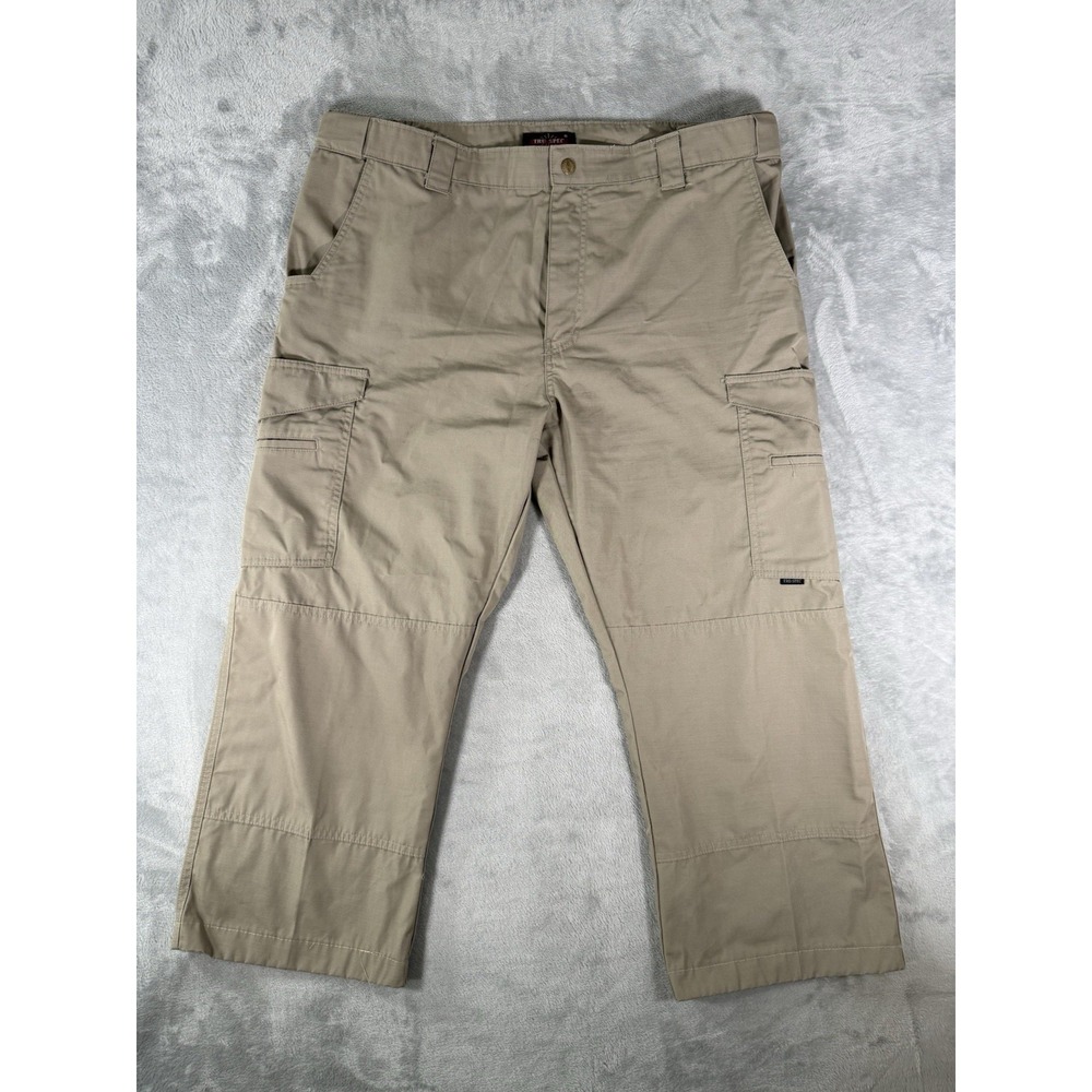 Tru Spec Pants Mens 42x34 Actual 42x26 Tan Tactical Cargo Ripstop
